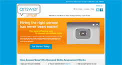 Desktop Screenshot of answersmart.com